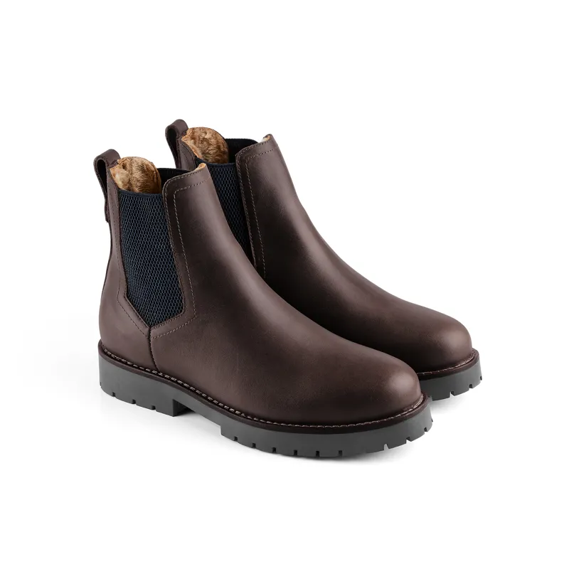 Fairfax and Favor Sheepskin Boudica Boots in Mahogany-1